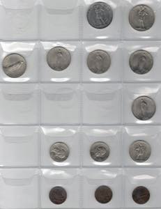 Vaticano. Lotto di 13 monete di Pio XI e Pio ... 