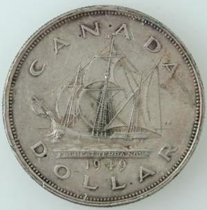 Monete Estere. Canada. Dollaro 1949. Ag 800. ... 
