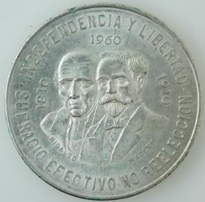 Monete Estere. Messico. 10 Pesos 1960. Ag. ... 