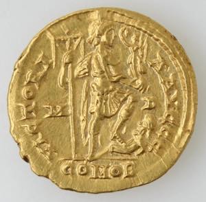Impero Romano. Onorio. 393-423. d.C. Solido. ... 
