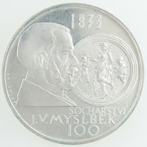 Monete Estere. Cecoslovacchia. 100 Corone ... 