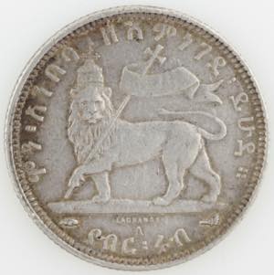 Monete Estere. Etiopia. Menelik II. ... 