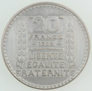 Monete Estere. Francia. III Repubblica. 20 ... 