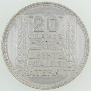 Monete Estere. Francia. III Repubblica. 20 ... 