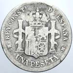 Monete Estere. Spagna. Alfonso XII. ... 