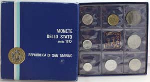 San Marino. Serie divisionale annuale 1972. ... 