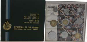 San Marino. Serie divisionale annuale 1986. ... 