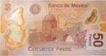 Banconote Estere. Messico. 50 Pesos 2013. ... 