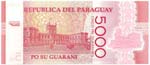 Banconote Estere. Paraguay. 5000 Guaranies. ... 