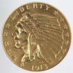 Monete Estere. USA. 2,5 Dollari 1913. Au. ... 