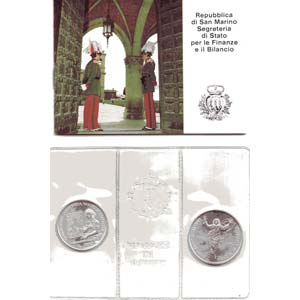 San Marino. Dittico 1000 e 500 lire. 1983 ... 