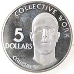 Monete Estere. Guyana. 5 Dollari 1976. Ag ... 