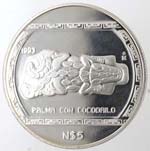 Monete Estere. Messico. 5 Nuovi Pesos 1993. ... 