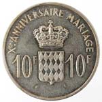 Monete Estere. Monaco. 10 Franchi 1966. 10 ... 