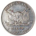 Monete Estere. Niger. 1000 Franchi 1960. Ag. ... 