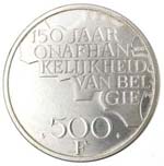 Monete Estere. Belgio. 500 Franchi 1980. ... 