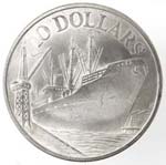 Monete Estere. Singapore. 10 Dollari 1976. ... 