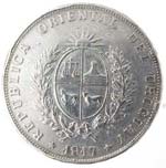 Monete Estere. Uruguay. 1 Peso 1917. Ag 900. ... 
