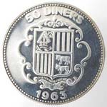 Monete Estere. Andorra. 50 Diners 1963. Ag ... 