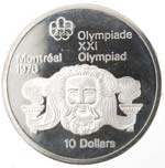 Monete Estere. Canada. 10 Dollari 1974. ... 