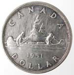 Monete Estere. Canada. 1 Dollaro 1951. Ag ... 
