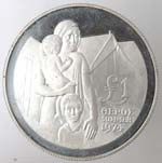 Monete Estere. Cipro. 1 Pound 1976. Ag 925. ... 