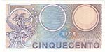 Banconote Italiane. Repubblica. 500 lire ... 