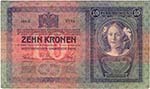 Banconote Estere. Austria. 10 Corone 1904. ... 