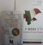 Repubblica Italiana. 2 Euro 2011. 150° ... 