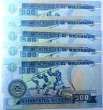 Banconote Estere. Mozambico. 500 Meticais ... 