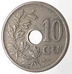 Monete Estere. Belgio. 10 Centesimi 1904. ... 