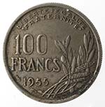 Monete Estere. Francia. 100 Franchi 1955. ... 