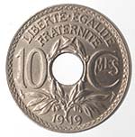 Monete Estere. Francia. 10 Centimes 1919. ... 