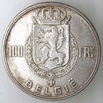 Monete Estere. Belgio. 100 Franchi 1948. Ag ... 