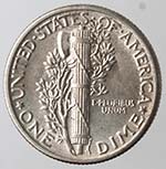 Monete Estere. Usa. 10 Cents 1943. Ag. FDC.