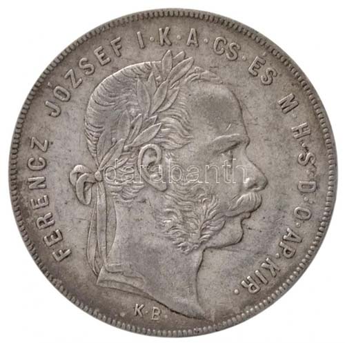 1879KB 1Ft Ag Ferenc József / ... 