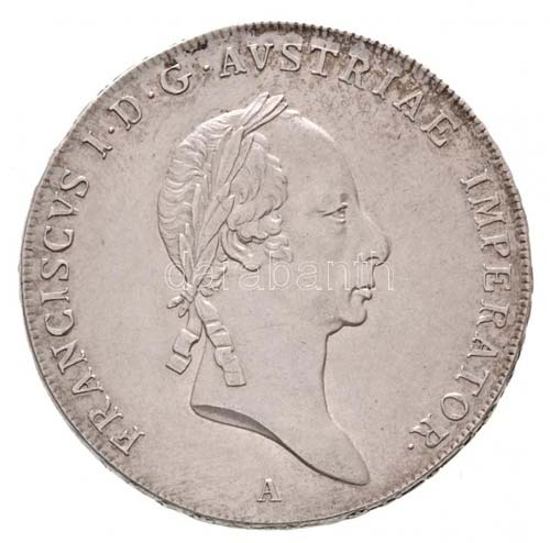 Ausztria 1827A Tallér Ag Ferenc ... 