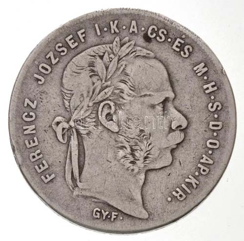 1871GYF 1Ft Ag Ferenc József / ... 