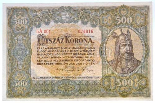 1920. 500K Orell Füssli Zürich ... 