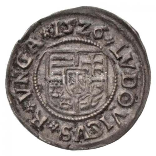 1526. Denár Ag II. Lajos ... 