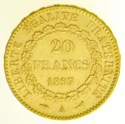 Franciaország 1897A 20Fr Au ... 