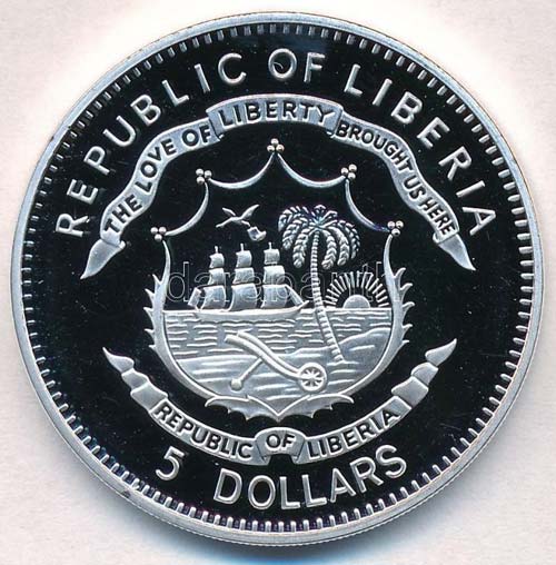Libéria 2009. 5$ Cu Nagy ... 