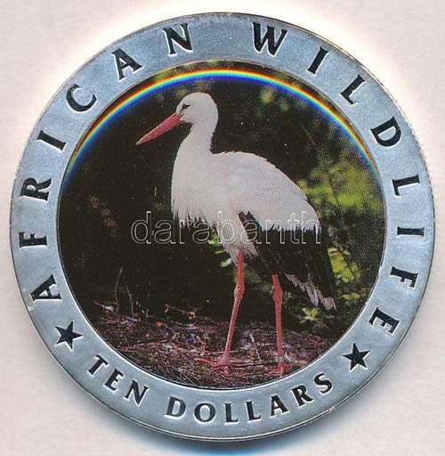 Libéria 2002. 10$ Cu-Ni Afrikai ... 