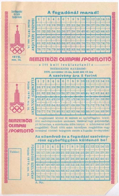 1979. Nemzetközi Olimpiai ... 
