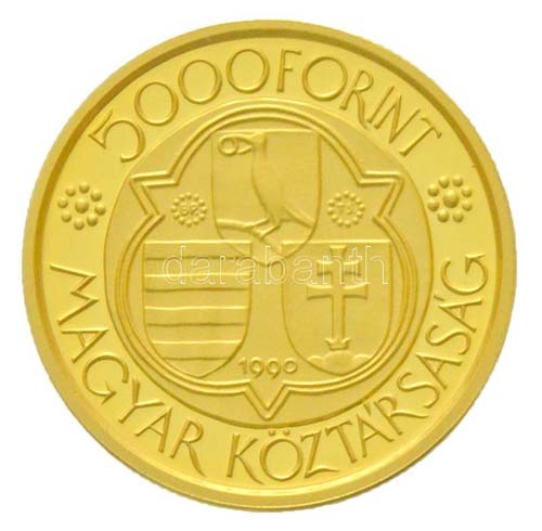 1990. 5000Ft Au Mátyás király ... 