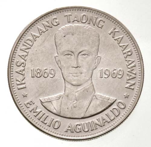 Fülöp-szigetek 1969. 1P Ag 100 ... 