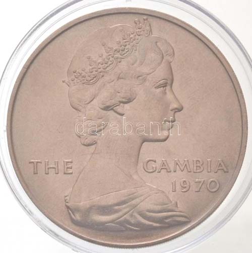 Gambia 1970. 8Sh Cu-Ni Víziló ... 