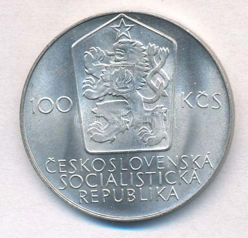 Csehszlovákia 1980. 100K Ag ... 