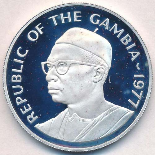 Gambia 1977. 40D Ag Földimalac ... 