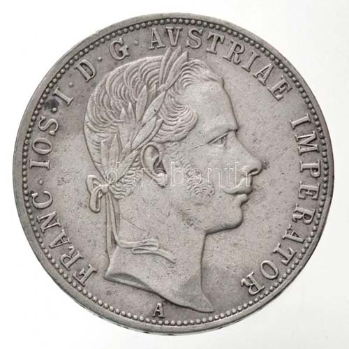Ausztria 1859A 1Fl Ag Ferenc ... 